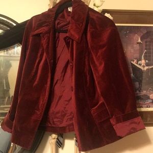 Velvet women’s jacket.